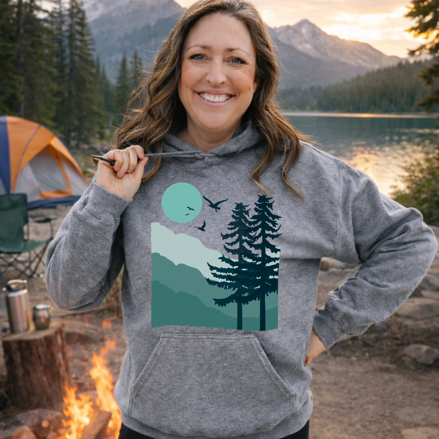 Landscape - two colors