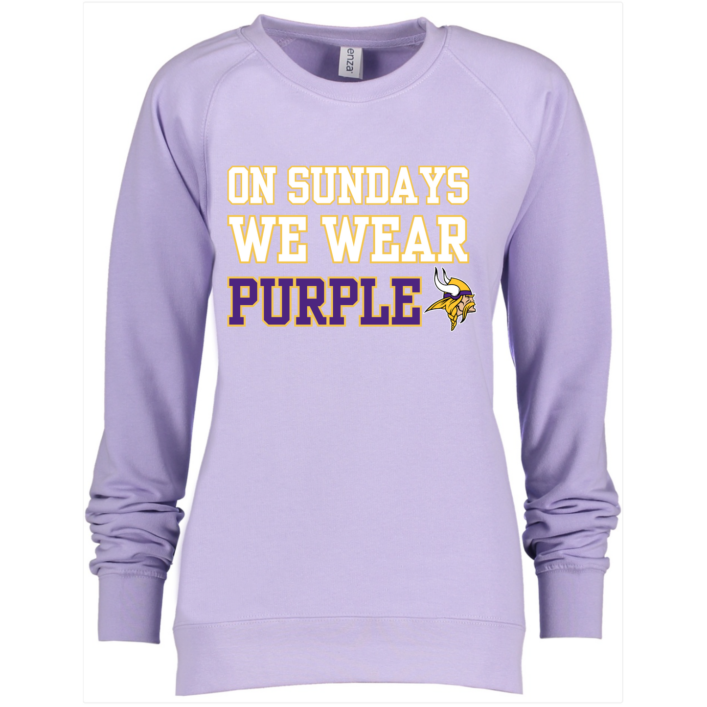 On Sundays We Wear Purple Crewneck