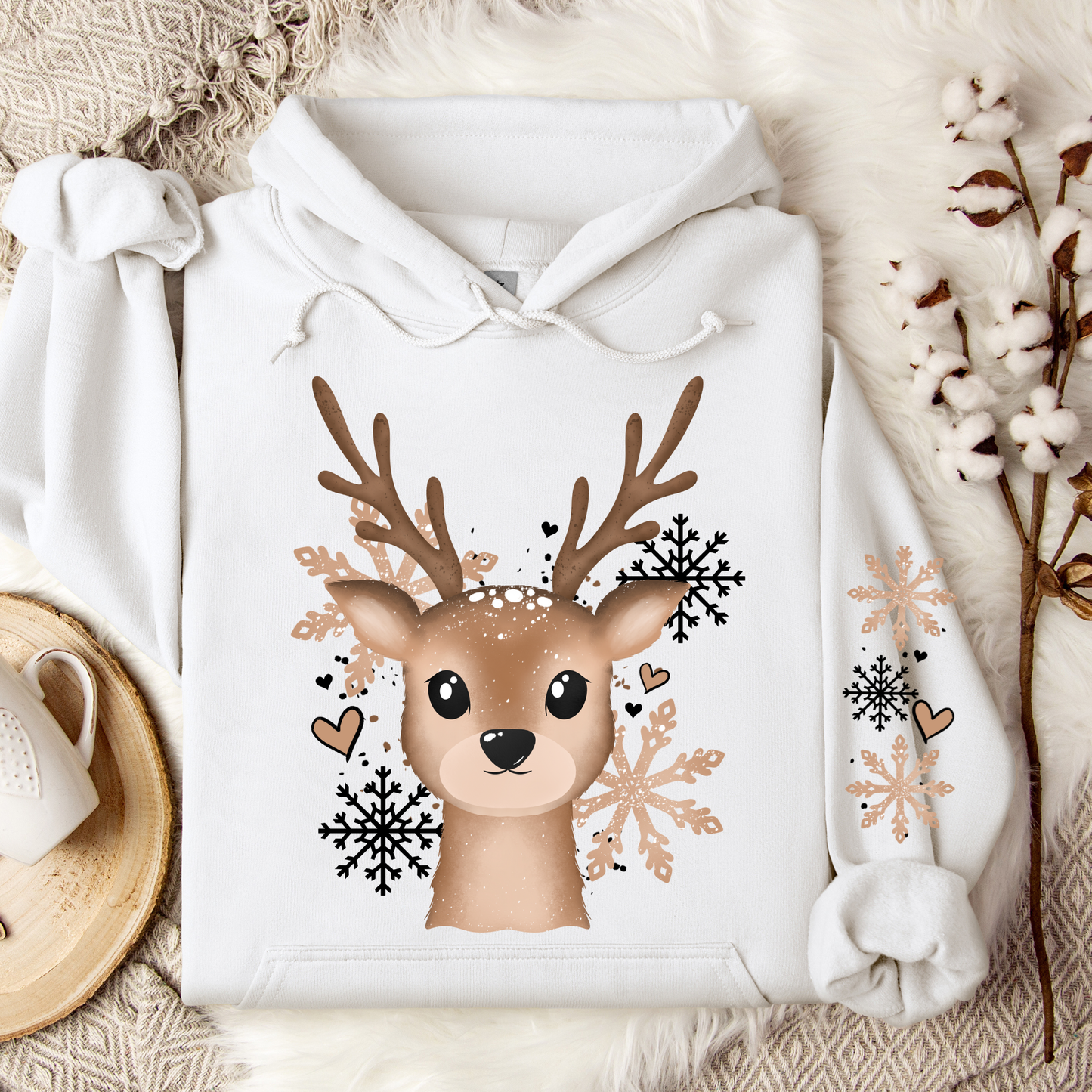 Reindeer (Adult) - Optional Sleeve Design