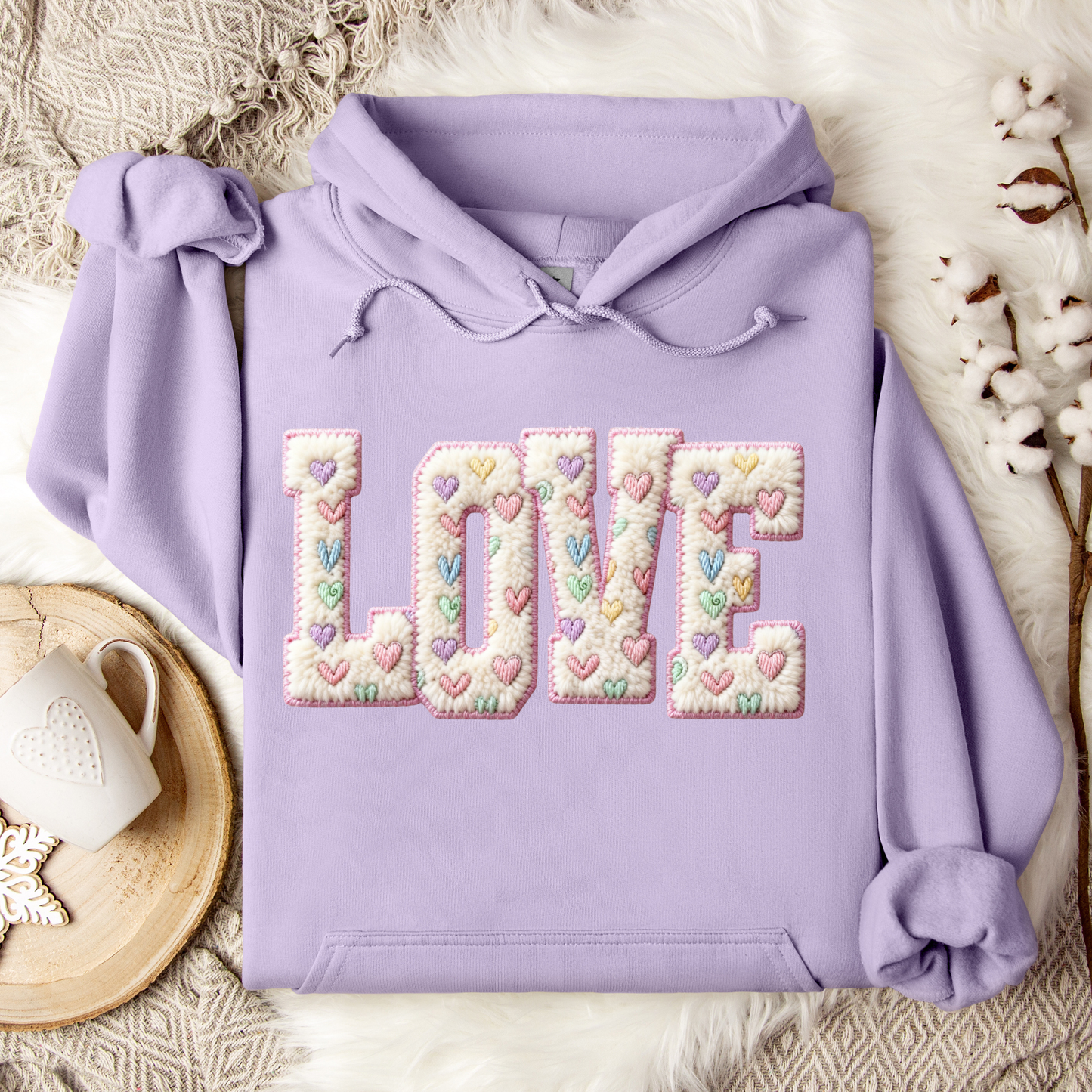 Faux Yarn Love Charms