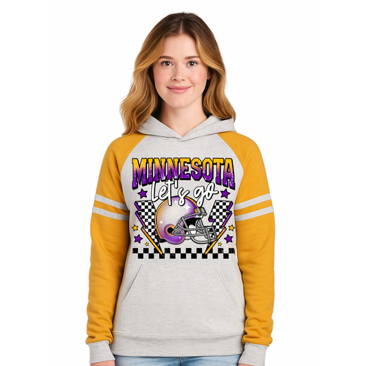 Let's Go Minnesota Varsity Hoodie