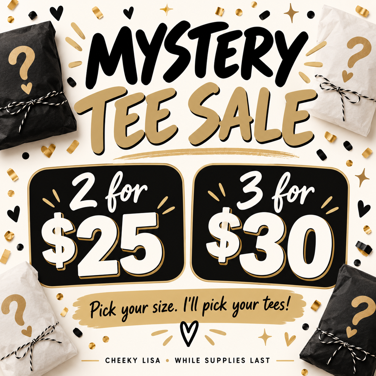 Mystery Tee Sale