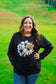 Neutral Fall Floral Sweatshirt w/Pocket