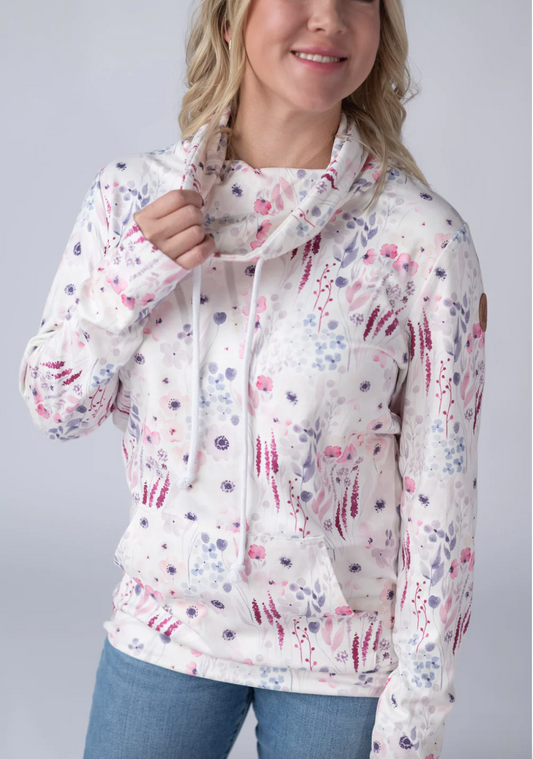 IN STOCK Soft Funnel Neck - Wildflower Gardens