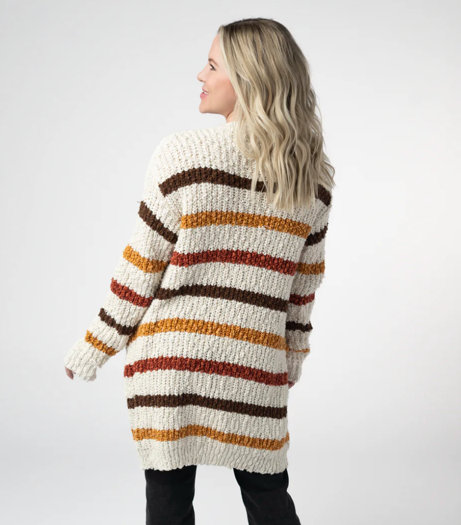*PREORDER* Fall Striped Cardigan