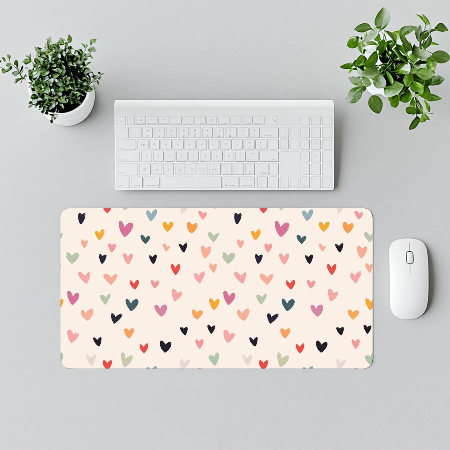 Desk Mat - Hearts